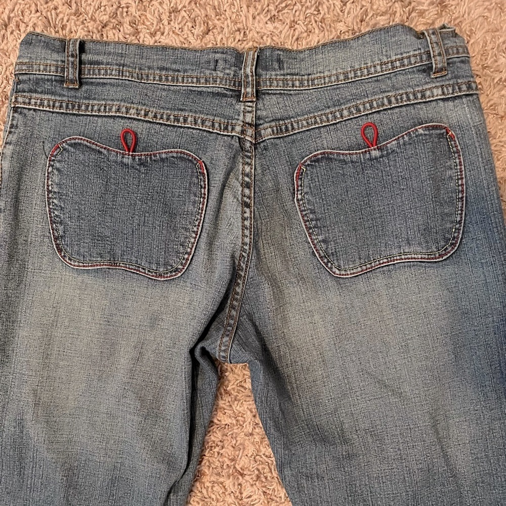 Y2K Vintage Apple Bottoms Capri Jeans Size 10